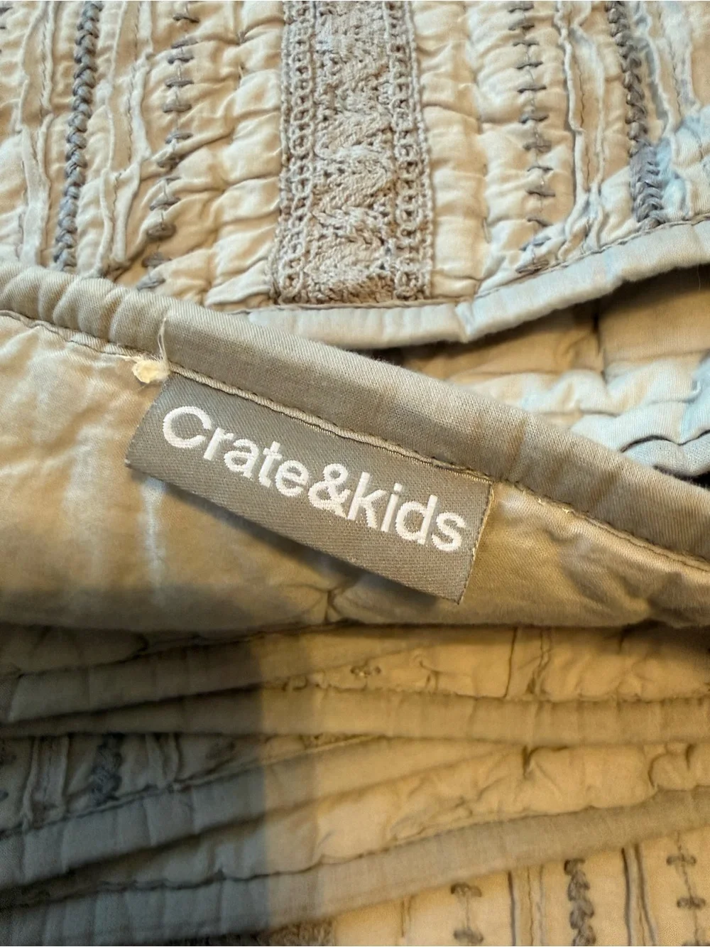 Crate & Kids Baby Blanket - Gray